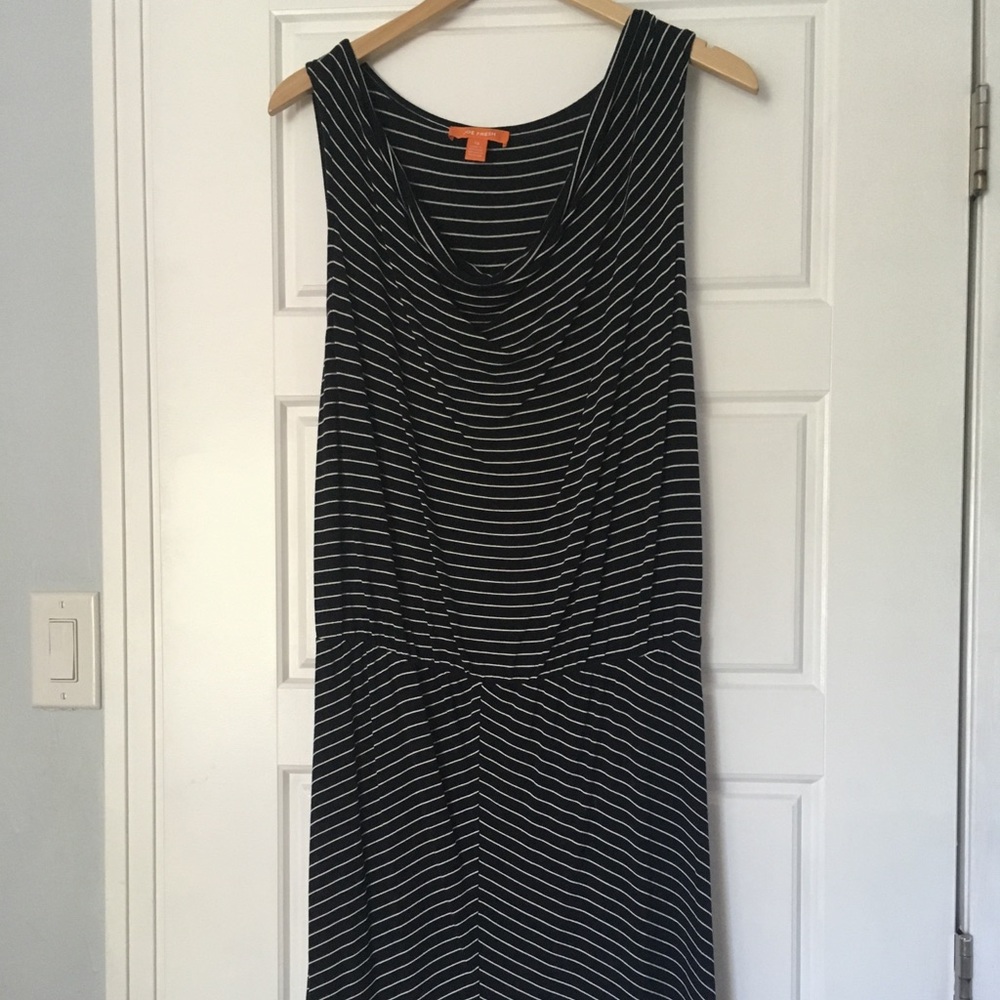 Sleeveless cowl neck dress